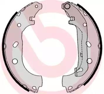 S24539 BREMBO Комплект  тормозных  колодок