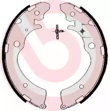 S28507 BREMBO Комплект  тормозных  колодок