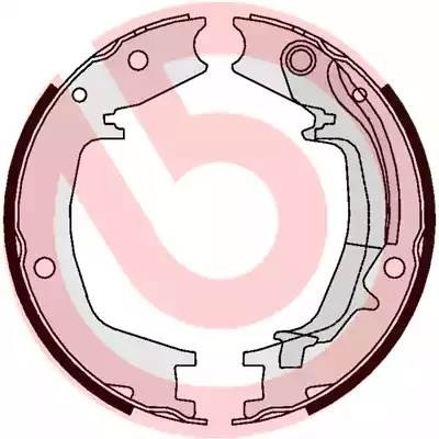 S30527 BREMBO Колодки  торм