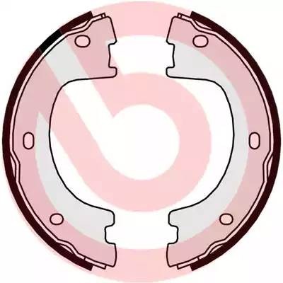 S50521 BREMBO SZCZEKI  HAMULC.  VW  CRAFTER    06-  (RECZNY)