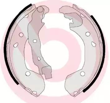 S56510 BREMBO Комплект  тормозных  колодок