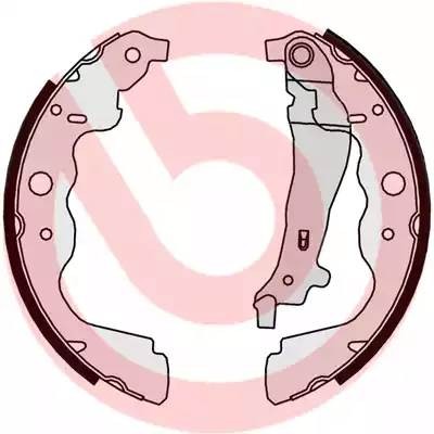 S68546 BREMBO Комлект  тормозных  накладок