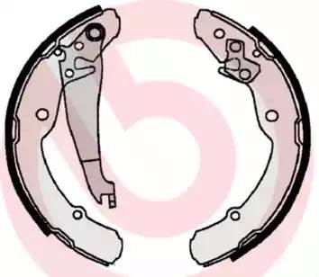 S85516 BREMBO Колодки тормозные RR VW POLO 11-