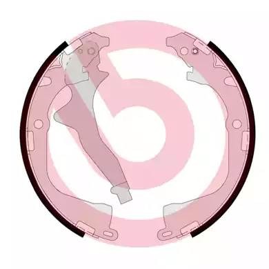 S85542 BREMBO К-Т  ТОРМ.  КОЛОДОК  БАРАБ.  VW  AMAROK  10-  D=295ММ