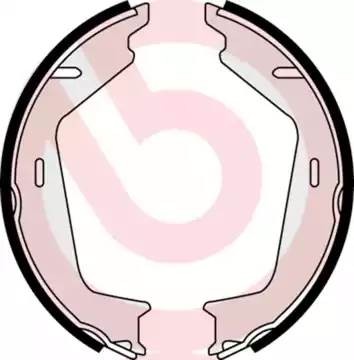 S86511 BREMBO Комплект  тормозных  колодок,  стояночная  тормозная  с