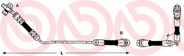 T06014 BREMBO Шлангопровод