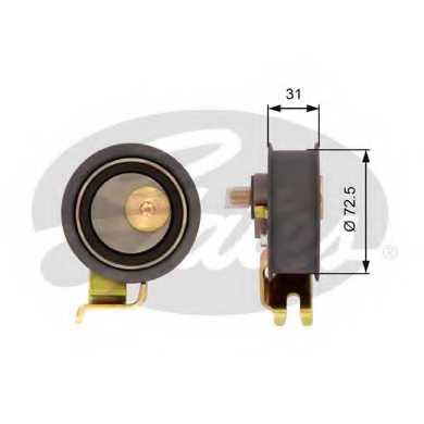 T43016 GATES Натяжной  ролик,  ремень  ГРМ