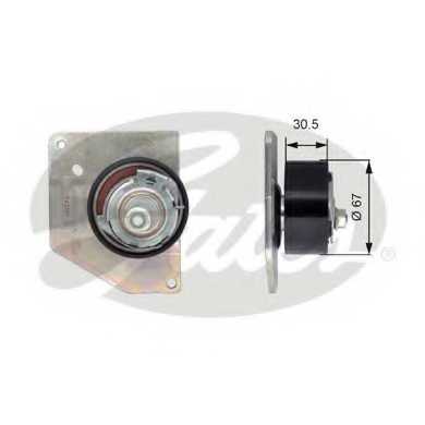 T43207 GATES Натяжной  ролик,  ремень  ГРМ