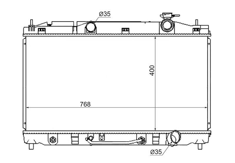 TY0003GSV40 SAT Радиатор